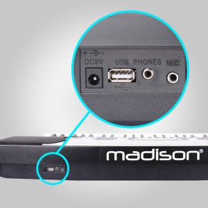 Zestaw: Keyboard MEK54100 Madison 54 klawisze+ statyw one size 23