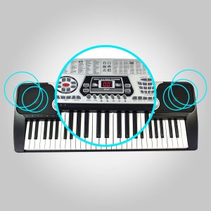 Zestaw: Keyboard MEK54100 Madison 54 klawisze+ statyw one size 26