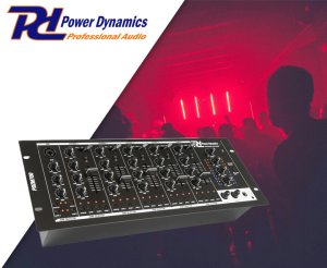Power Dynamics Mikser 6-kanałowy 4 strefy USB PDZM700 one size 2