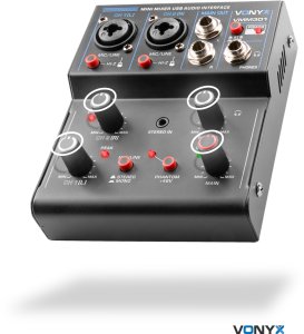 Vonyx Mikser 3-kanałowy USB VMM301 one size 10