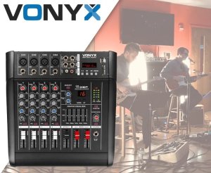 Vonyx Powermikser 5-kanałowy DSP BT SD USB MP3 AM5A one size 2