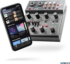 Vonyx Mikser 4-kanałowy USB VMM401 one size 8