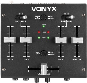 Mikser 3-kanałowy USB VDJ2USB Vonyx one size 3