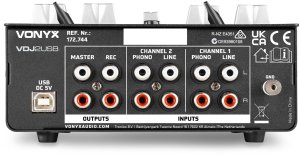 Mikser 3-kanałowy USB VDJ2USB Vonyx one size 4