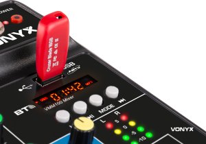 Vonyx Mikser analogowy USB BT VMM100 one size 14
