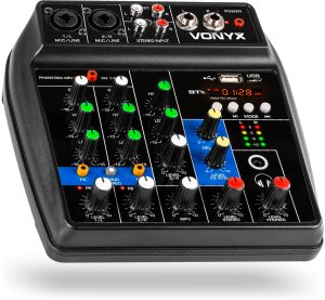 Vonyx Mikser analogowy USB BT VMM100 one size 16