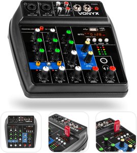 Vonyx Mikser analogowy USB BT VMM100 one size 2