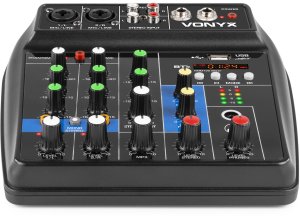 Vonyx Mikser analogowy USB BT VMM100 one size 8