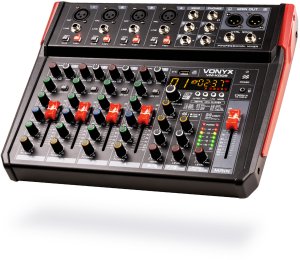 Mikser muzyczny 8-kanałowy REC BT DSP USB VM-KG08 Vonyx one size 12