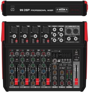 Mikser muzyczny 8-kanałowy REC BT DSP USB VM-KG08 Vonyx one size 3