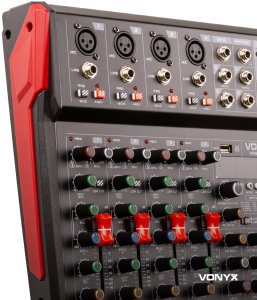 Mikser muzyczny 8-kanałowy REC BT DSP USB VM-KG08 Vonyx one size 9