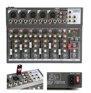 Vonyx Mikser 7- kanałowy VMM-F701 one size 7