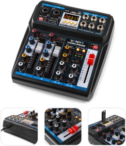 Vonyx Mikser 4-kanałowy DSP USB MP3 BT VMM-P500 one size 2