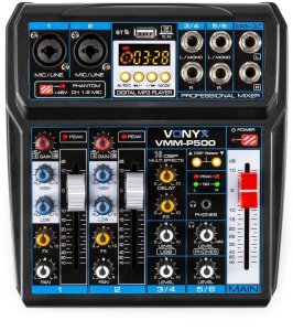 Vonyx Mikser 4-kanałowy DSP USB MP3 BT VMM-P500 one size 3