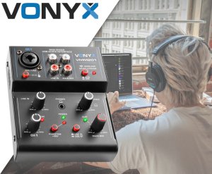 Vonyx Mikser 2-kanałowy USB VMM201 one size 3