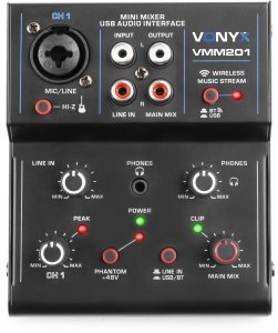 Vonyx Mikser 2-kanałowy USB VMM201 one size 7