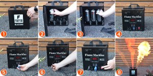 Potrójna wyrzutnia ognia BLAZE300 one size 17