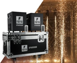Zestaw 2x wyrzutnia iskier SPARK600+ case Firefog one size 2