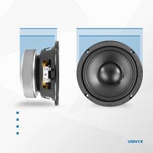 Kolumna Fenton Głośnik niskotonowy Hi-Fi 5,25'' 150W 8 Ohm one size 12