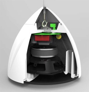 Kolumna Power Dynamics Głośnik wiszący 1szt PDS40B 100V / 8 Ohm - 5,25'' czarny one size 4