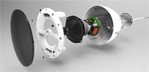 Kolumna Power Dynamics Głośnik wiszący 1szt PDS40B 100V / 8 Ohm - 5,25'' czarny one size 5