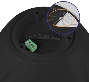 Kolumna Power Dynamics Głośnik wiszący 1szt PDS40B 100V / 8 Ohm - 5,25'' czarny one size 6