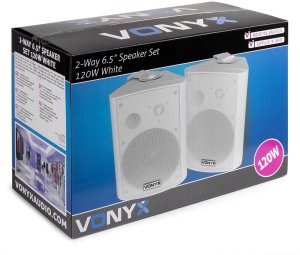 Głośniki Vonyx 6,5'' 2szt 2-drożne 120W one size 12