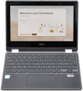 Dotykowy 2w1 Acer Chromebook Spin 511 R753T Celeron N4500 4GB 32GB 1366x768 Klasa B Chrome OS Wsparcie do 2031r. 2
