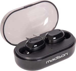 Słuchawki dokanałowe bluetooth ETWS150-BK Madison one size 3