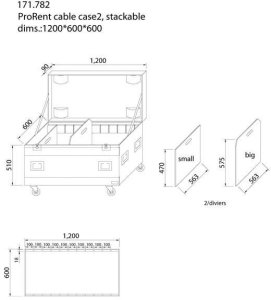 Uniwersalna walizka na kółkach Power Dynamics PD-FA1 120x60x60cm one size 7