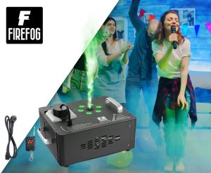 Wytwornica dymu pionowego z LED RGB 1200W Goliath1200LED DMX pilot /Firefog one size 12