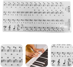 Naklejki na klawisze do pianina/keyboardu one size 2