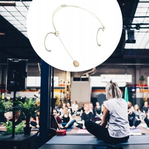 Pojemnościowy mikrofon nagłowny Power Dynamics PDH4 one size 4