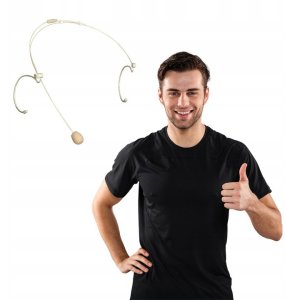 Pojemnościowy mikrofon nagłowny Power Dynamics PDH4 one size 7