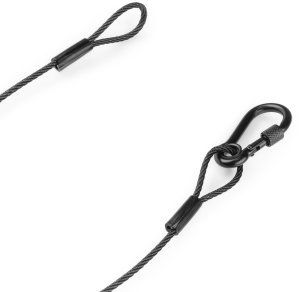 Linka zabezpieczająca SAF35 Beamz 35cmx 3mm do 30kg czarna one size 5