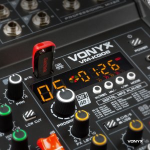 Vonyx Mikser muzyczny 6-kanałowy VM-KG06 BT/DSP/USB one size 11