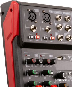 Vonyx Mikser muzyczny 6-kanałowy VM-KG06 BT/DSP/USB one size 8
