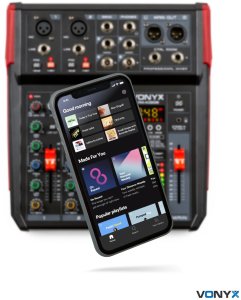 Vonyx Mikser muzyczny 6-kanałowy VM-KG06 BT/DSP/USB one size 9