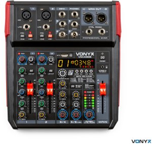 Vonyx Mikser muzyczny 6-kanałowy VM-KG06 BT/DSP/USB one size 10