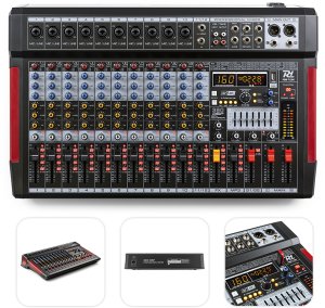 Mikser sceniczny 12-kanałowy PDM-T1204 DSP/MP3 Power Dynamics one size 2