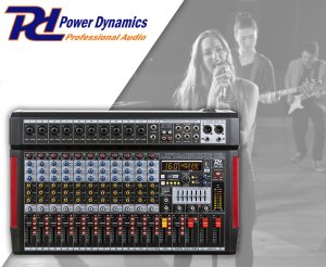 Mikser sceniczny 12-kanałowy PDM-T1204 DSP/MP3 Power Dynamics one size 6
