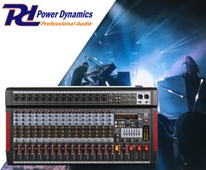 Mikser sceniczny 16-kanałowy PDM-T1604 DSP/MP3 Power Dynamics one size 6