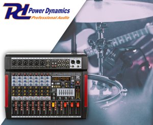 Power Dynamics Mikser sceniczny 8-kanałowy PDM-T804 DSP/MP3 one size 6