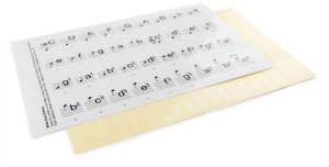 Naklejki na klawisze Klucze KB-KEY-zdejmowane nakładki na klawiaturę one size 2