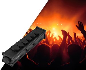 Rozdzielacz zasilania Power Dynamics PSB35 z 7 wodoodpornymi złączami Powercon P-Con IN 7x P-Con OUT one size 11