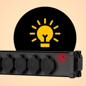 Rozdzielacz zasilania Power Dynamics PSB35 z 7 wodoodpornymi złączami Powercon P-Con IN 7x P-Con OUT one size 15