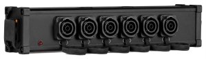 Rozdzielacz zasilania Power Dynamics PSB35 z 7 wodoodpornymi złączami Powercon P-Con IN 7x P-Con OUT one size 3