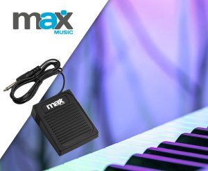 Uniwersalny pedał sustain do keyboardu pianina Max one size 2
