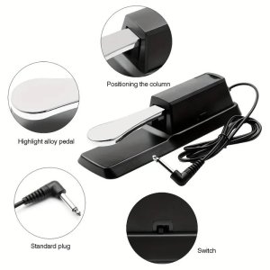 Uniwersalny pedał sustain do pianina Max one size 7