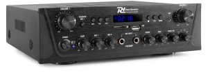 Power Dynamics Wzmacniacz audio PV220BT 2 strefowy 100W USB SD BT FM LED pilot one size 7